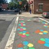 Park Slope Locals Fight Reckless Drivers By Painting Flowers In Street